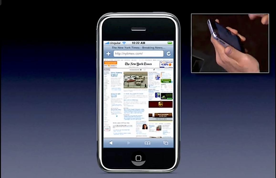 The iPhone’s introduction is&nbsp;worth a&nbsp;watch.&nbsp;Safari!