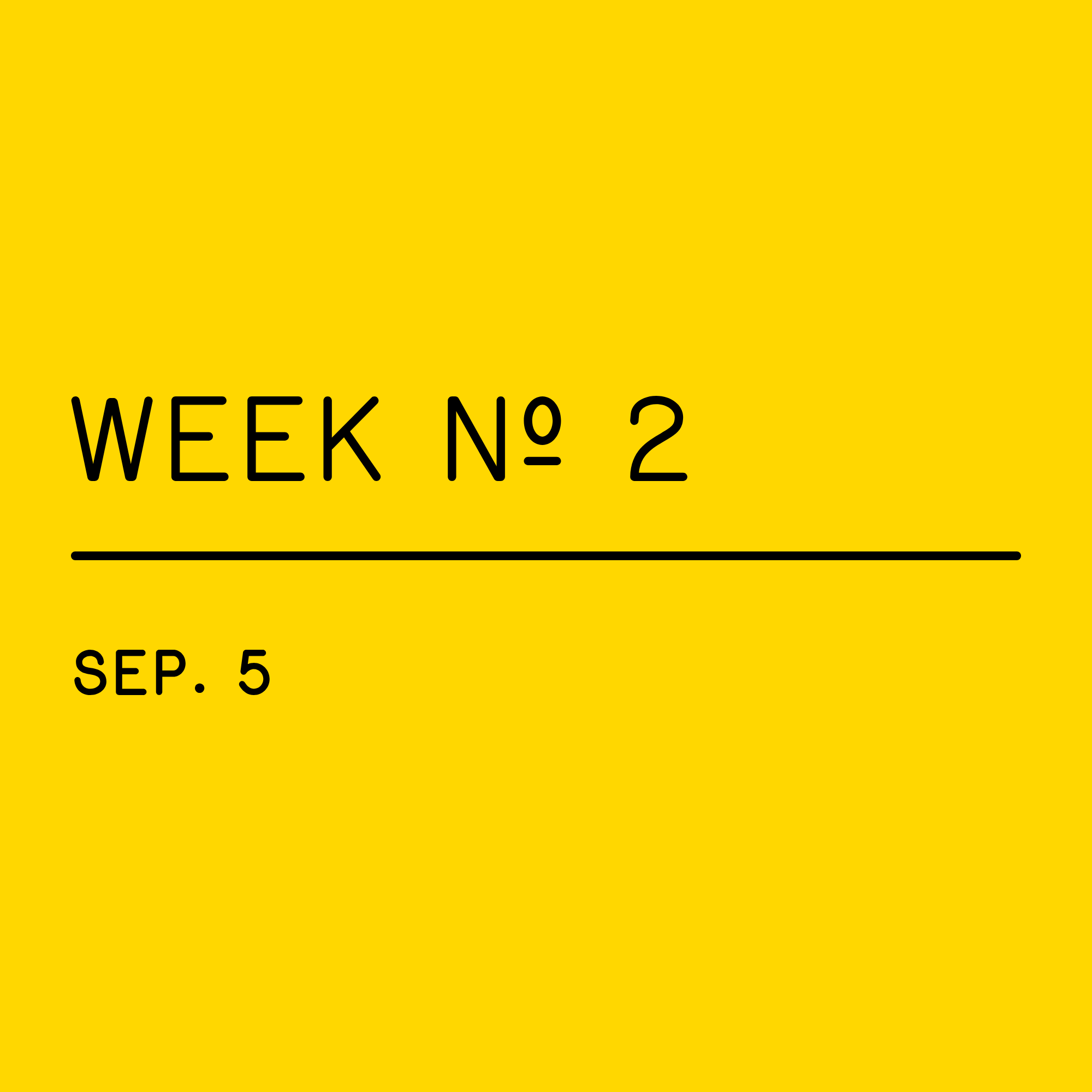 Week Nº 2